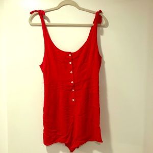 Kimchi Blue Red/Rouge Romper